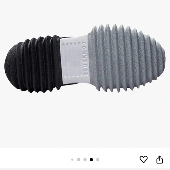 Converse White and Pink High-Top Sneakers with Bold Design - Picture 6 of 6